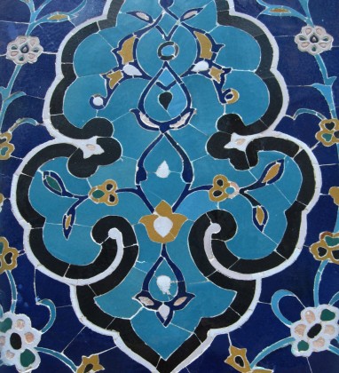 Blue Tiles Samarkand Uzbekistan Bev Dunbar The Gilded Image