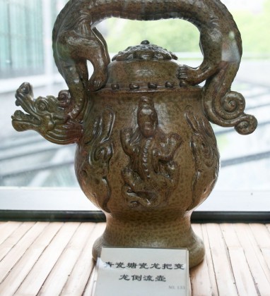 Brown Dragon Teapot Shanghai Bev Dunbar The Gilded Image