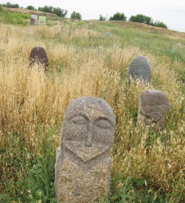Burana Stone Figures Kyrgyzstan Bev Dunbar The Gilded Image