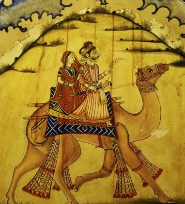 Camel Ride Castle Mandawa Bev Dunbar The Gilded Image