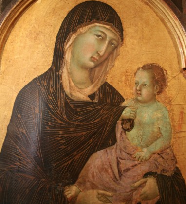 Duccio di Buoinsegna Madonna and Child 1255 to 1319 Bev Dunbar The Gilded Image