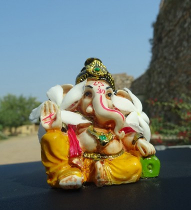 Ganesha leads the way Bijaipur Bev Dunbar The Gilded Image
