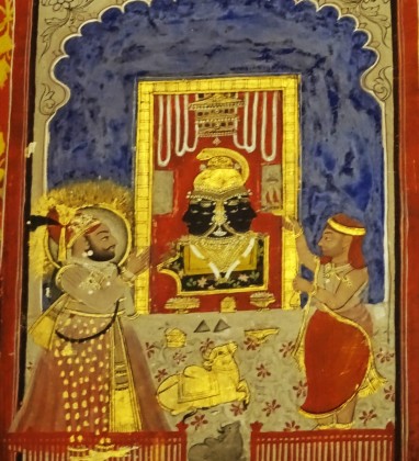 Gilded Painting City Palace Udaipur Bev Dunbar The Gilded Image