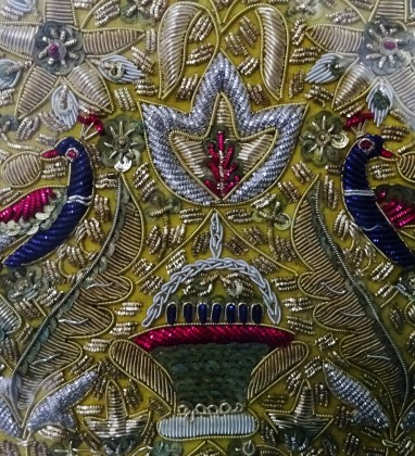 Gold and Silver Embroidery City Palace Udaipur Bev Dunbar The Gilded Image
