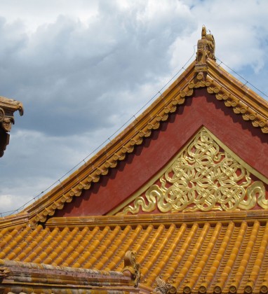 Golden Roof Beijing Bev Dunbar The Gilded Image