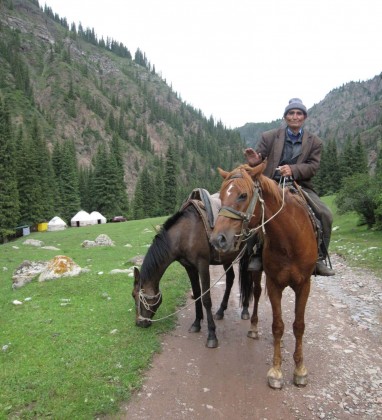 Horse and Rider Kyrgyzstan Bev Dunbar The Gilded Image
