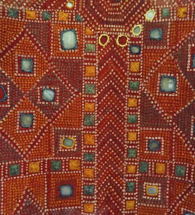 JAIPUR Albert Hall Museum Antique Textile detail Bev Dunbar The Gilded Image