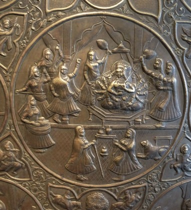 JAIPUR Albert Hall Museum Bronze Shield Bev Dunbar The Gilded Image