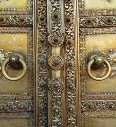 JAIPUR City Palace Door details Bev Dunbar The Gilded Image