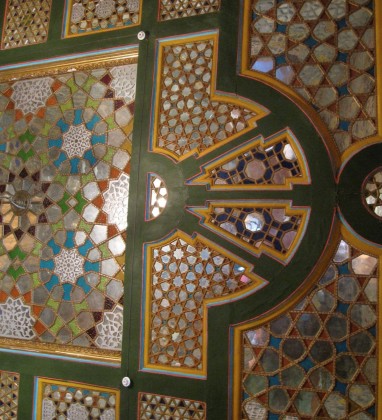 Mosaic Ceiling Uzbekistan Bev Dunbar The Gilded Image