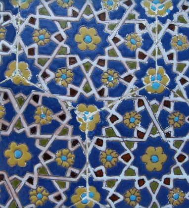 Mosaic Tile Geometry Samarkand Uzbekistan Bev Dunbar The Gilded Image
