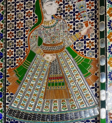 Mosaic Tiles City Palace Udaipur Bev Dunbar The Gilded Image