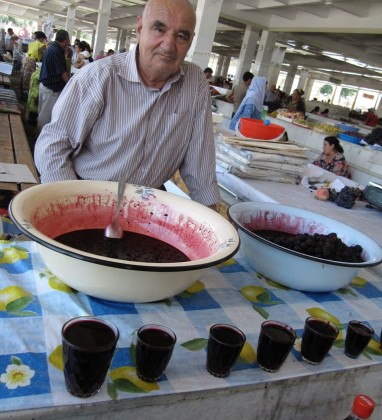 Mulberry Juice Samarkand Uzbekistan Bev Dunbar The Gilded Image