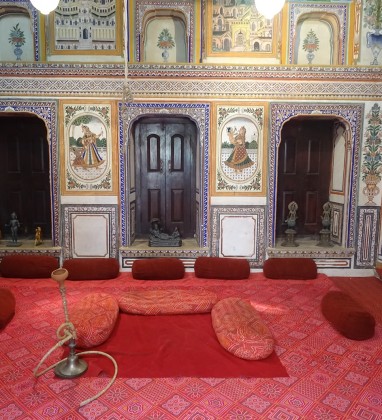 Nawalgarh - Ramnath Podar Haveli Museum Interior Bev Dunbar The Gilded Image