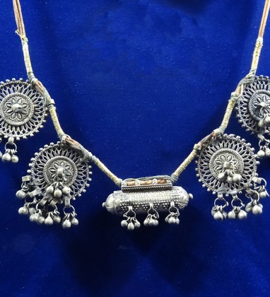 Nawalgarh - Ramnath Podar Haveli Museum - Silver Necklace Bev Dunbar The Gilded Image