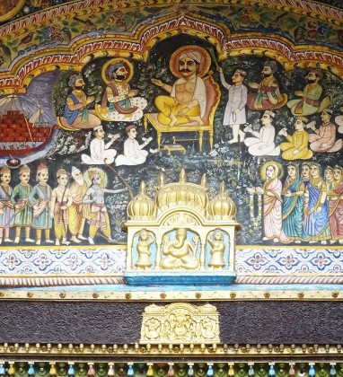 Nawalgarh - Ramnath Podar Haveli Museum Wall Detail Bev Dunbar The Gilded Image