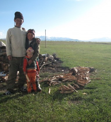 Proud Dad Song Kul Lake Kyrgyzstan Bev Dunbar The Gilded Image