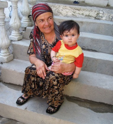 Proud Grandma Sentab Village Uzbekistan Bev Dunbar The Gilded Image