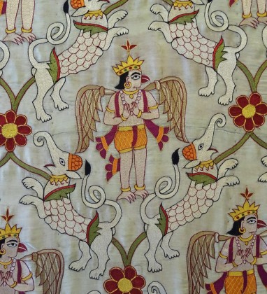 Silk Embroidery Ganesh Emporium Udaipur Bev Dunbar The Gilded Image