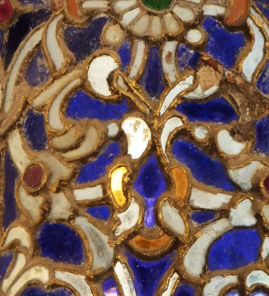 Temple Mosaics closeup Bagan © Bev Dunbar The Gilded Image