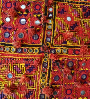 Textile Detail Ganesh Emporium Udaipur Bev Dunbar The Gilded Image