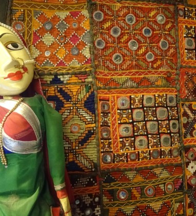 Textile Shop (detail) Udaipur Bev Dunbar The Gilded Image