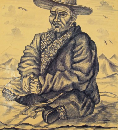 Traditional Man Kyrgyzstan Bev Dunbar The Gilded Image