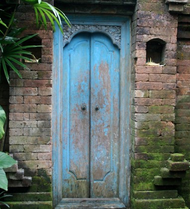 Ubud Blue Door Bev Dunbar The Gilded Image