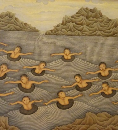 Ubud Children Swimming ARMA Bev Dunbar The Gilded Image