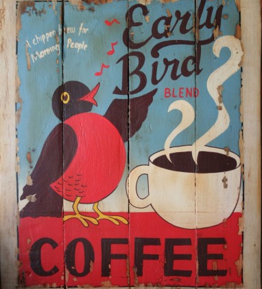 Ubud Coffee Sign Bev Dunbar The Gilded Image