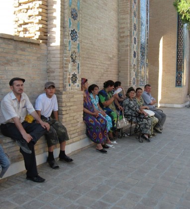 Waiting Samarkand Uzbekistan Bev Dunbar The Gilded Image