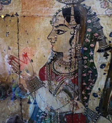 Wall Fresco City Palace Udaipur Bev Dunbar The Gilded Image