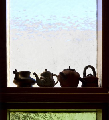 Window Teapots Bev Dunbar The Gilded Image