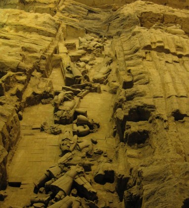Xian excavations Bev Dunbar The Gilded Image